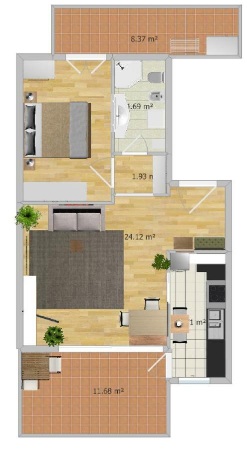 Appartment Trojer Merano Ngoại thất bức ảnh